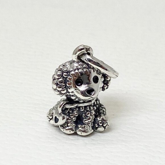 🌺Pandora Sterling Silver Poodle Puppy Dog Charm - Picture 2 of 5